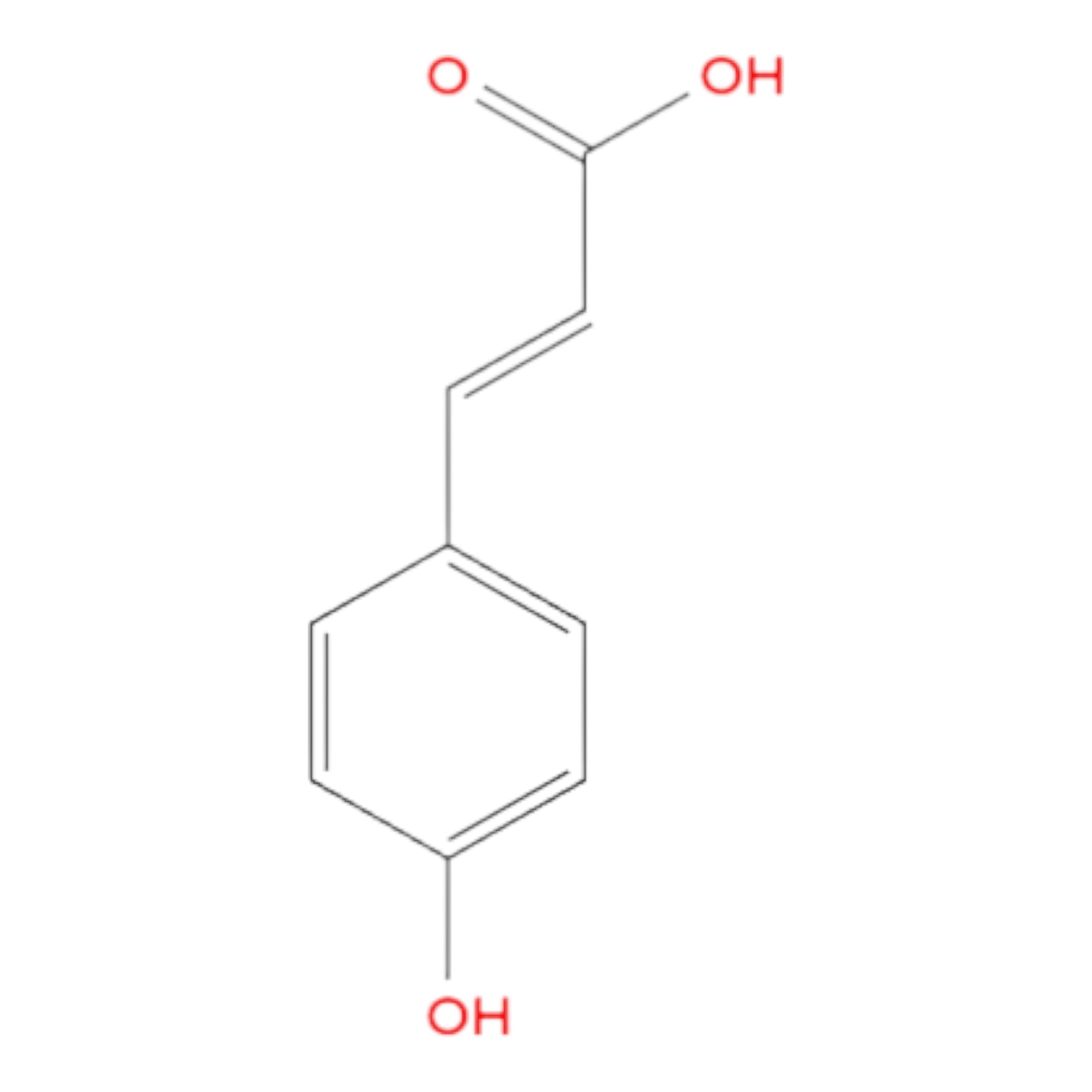 Phenolics and polyphenols chemical structure of a compound with two hydroxyl groups on a white background