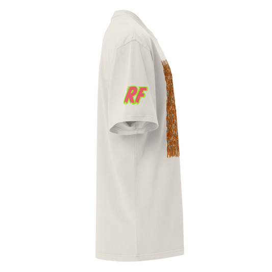 Cordyceps RF Sleeve | Oversized Faded T-Shirt - Rhizo Funga