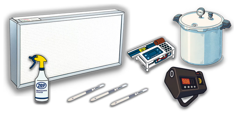 Sanitization vs Sterilization: Mycology Contamination Guide
