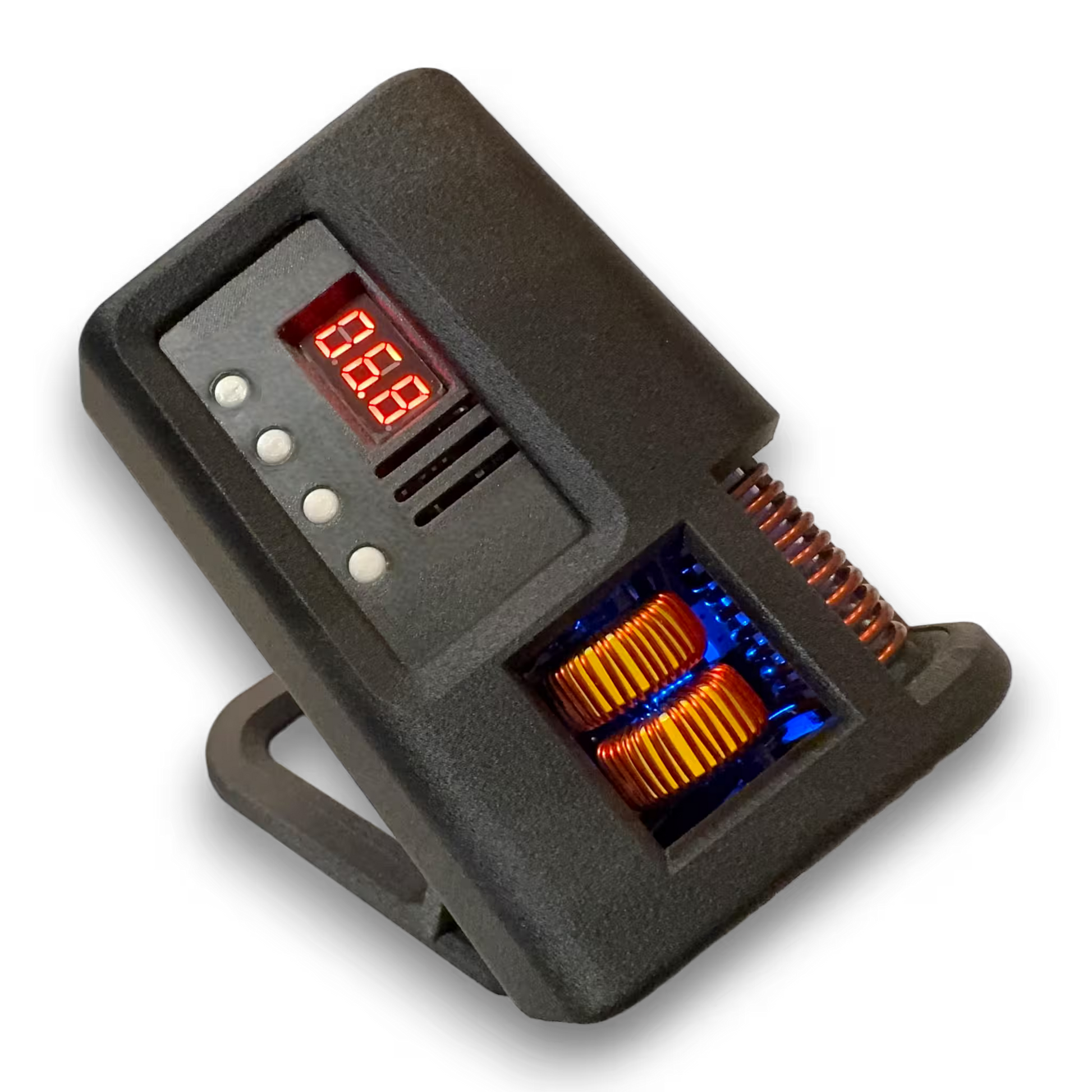 LabRat Induction Sterilizer with digital display and coils on a white background