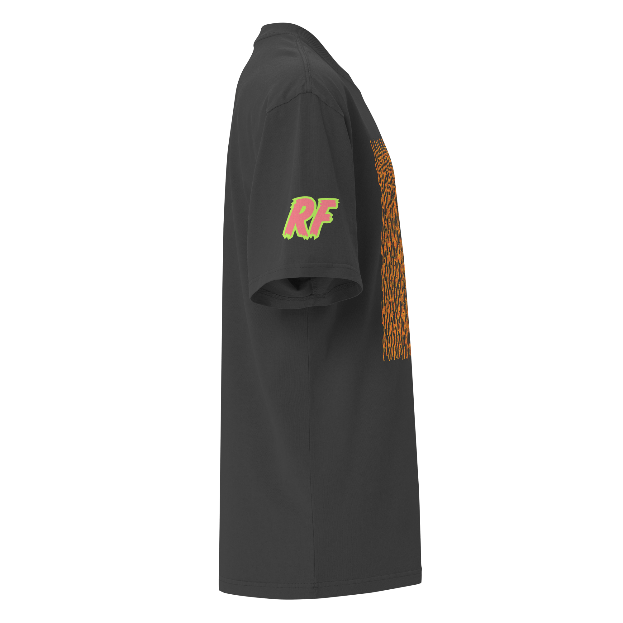 Cordyceps RF Sleeve | Oversized Faded T-Shirt - Rhizo Funga
