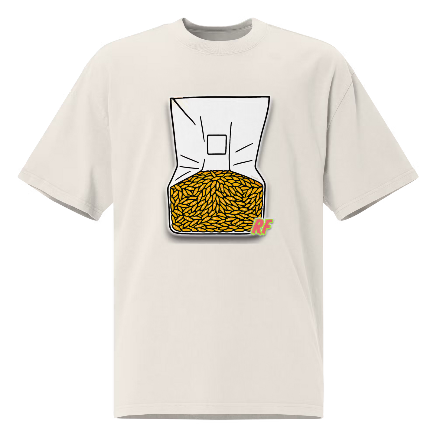 Faded Bone Grain Spawn oversized T-shirt