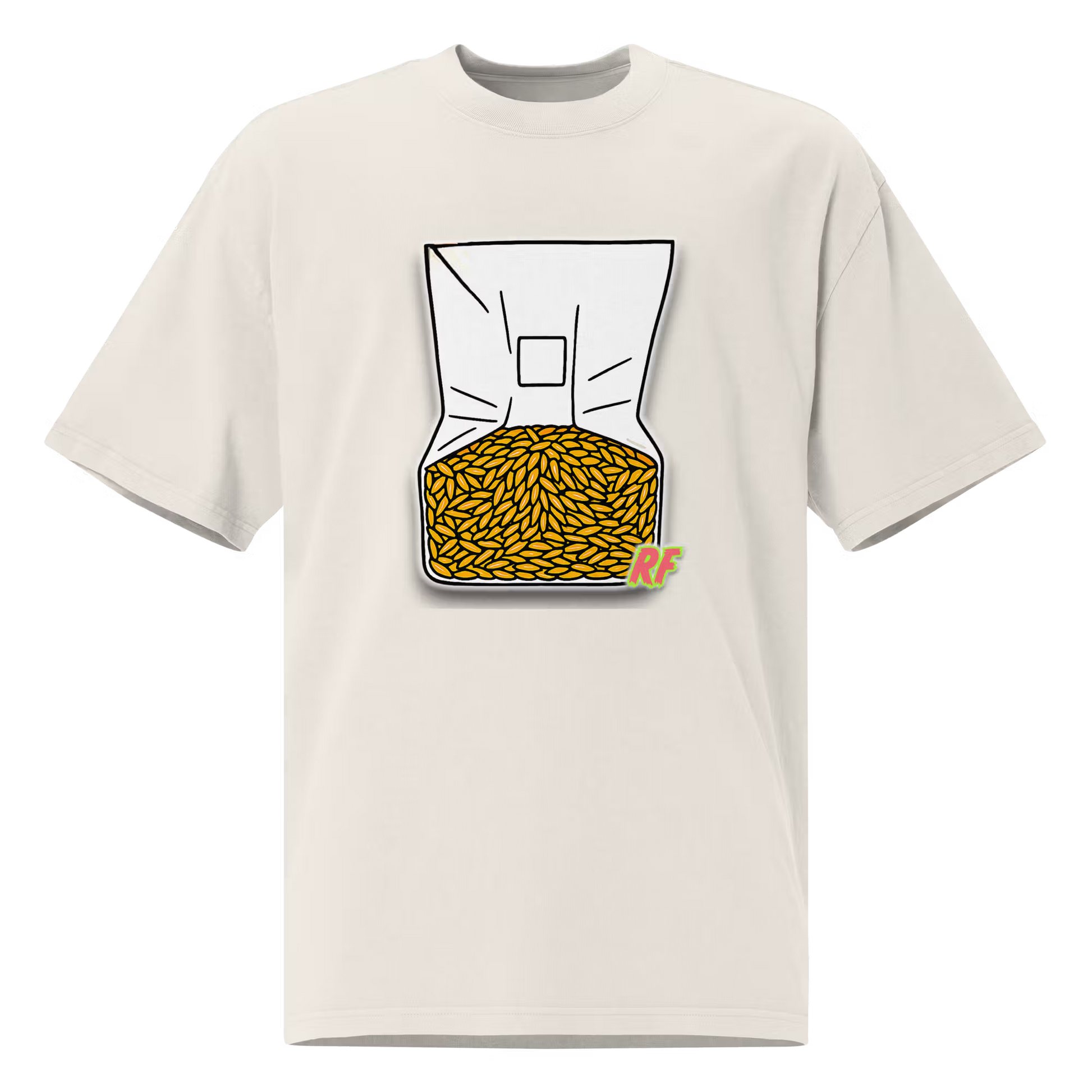 Faded Bone Grain Spawn oversized T-shirt