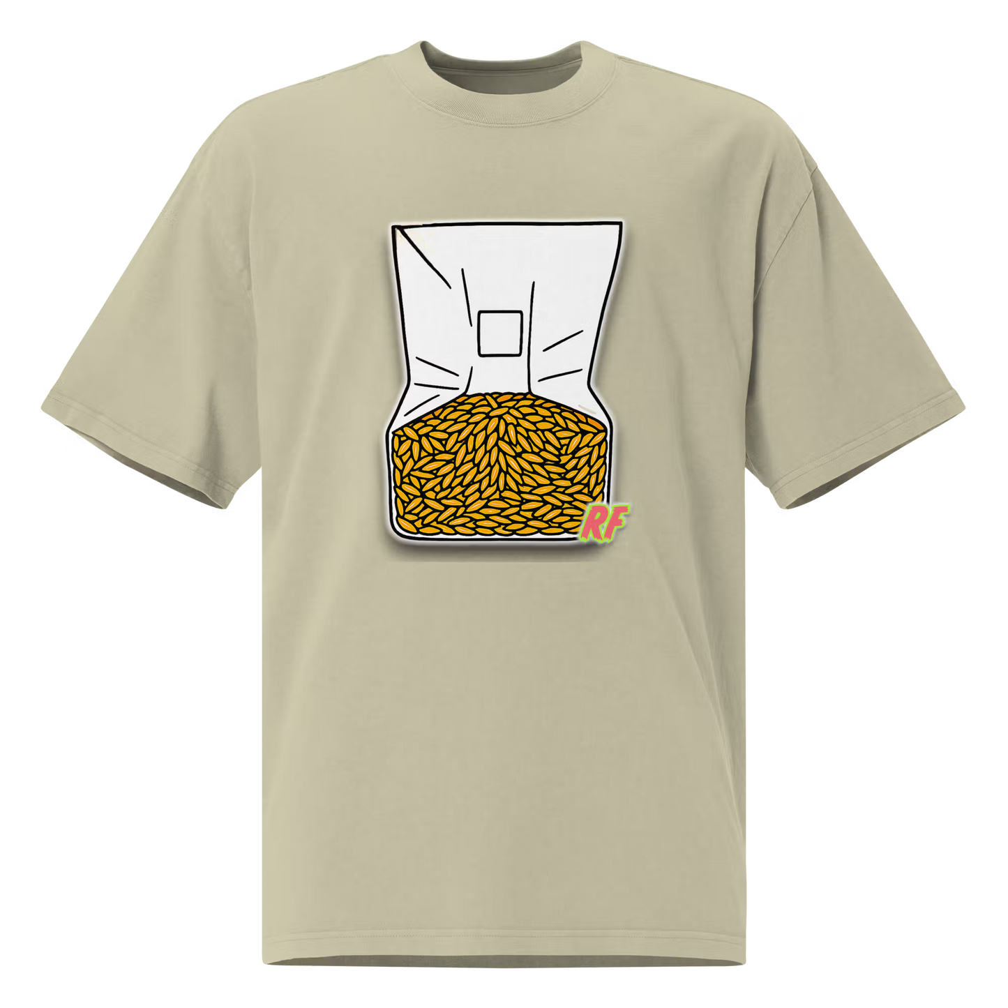 Faded Eucalyptus Grain Spawn Oversized T-shirt